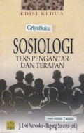 Sosiologi teks pengantar dan terapan