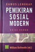 Kamus lengkap pemikiran sosial modern