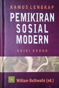 Kamus lengkap pemikiran sosial modern