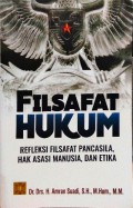 Filsafat hukum : refleksi filsafat pancasila, hak asasi manusia, dan etika