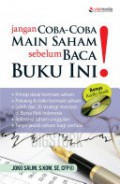 Jangan coba-coba main saham sebelum baca buku ini