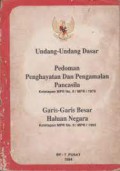 Undang-Undang Dasar : Pedoman Penghayatan dan Pengalaman Pancasila