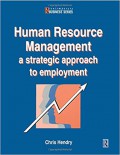 Human resource management : a strategic approach to employment