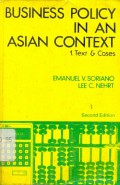 Business policy in an Asian context : text & cases