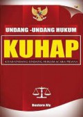 KUHAP: Kitab undang-undang hukum acara pidana