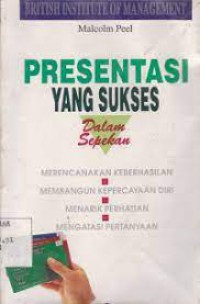 Presentasi yang Sukses dalam sepekan