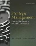 Strategic management : planning for domestic & global competition