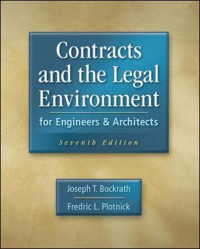 Contract and the legal environment for engineers & architects