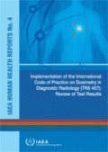 Implementation of the international code of practice on dosimetry in diagnostic radiology (TRS 457) : review of test results