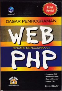 Dasar pemrograman web dinamis menggunakan PHP