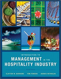 Introduction to management in the hospitality industry