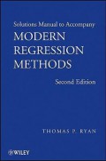 Solutions manual to accompany modern regression methods