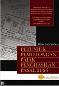 Petunjuk pemotongan pajak penghasilan pasal 21/26