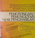 Pemotongan/pemungutan pajak penghasilan