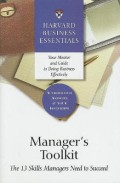 Manager's toolkit : the 13 skills managers need to succeed