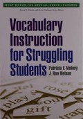 Vocabulary instruction for struggling students