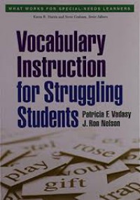 Vocabulary instruction for struggling students