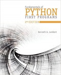 Fundamentals of python : first programs