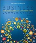 Business communication : developing leaders for a networked world