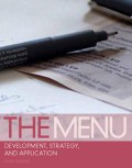 The menu : development, strategy and application