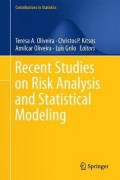 Recent studies on risk analysis and statistical modeling