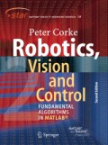 Robotics, vision and control : Fundamental algorithms in MATLAB