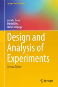 Design and analysis of experiments