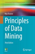 Principles of data mining
