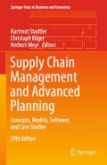 Supply chain management and advanced planning : concepts, models, software, and case studies