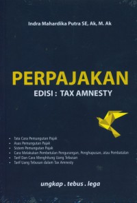 Perpajakan : edisi tax amnesty