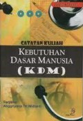 Catatan kuliah kebutuhan dasar manusia (KDM)