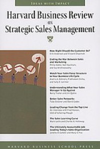 Harvard Business Review On Strategic Sales Management