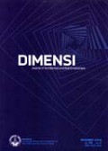 Dimensi : Journal Of Architecture And Built Environment : Kajian pola permukiman khas kampung lengkong ulama, serpong banten.