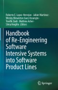 Handbook of Re-Engineering Software Intensive Systems into Software Product Lines