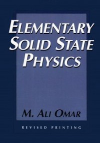 Elementary Solid State Physics : Principles and Applications