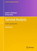 Survival Analysis : A Self‐Learning Text