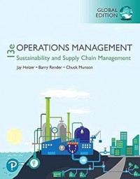 Operations Management : Sustainability and Supply Chain Management