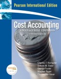 Cost Accounting: A Managerial Emphasis