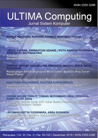 Ultima computing : jurnal sistem komputer : 2017