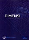 Dimensi : journal of architecture and built environment : 2013-2019