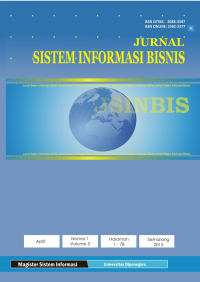 Jurnal sistem informasi bisnis : 2015-2019