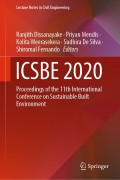 Proceeding of the Second International Conference on Sustainable Built Environment