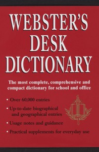 Webster's desk dictionary