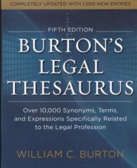 Burton's legal thesaurus