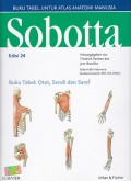 Sobotta : atlas anatomi manusia : buku tabel : otot, sendi dan saraf