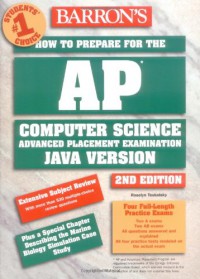 Barron's how to prepare for the AP : computer science advanced placement examination Java version