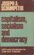 Capitalism, socialism and democracy