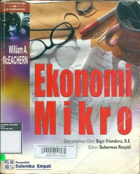Ekonomi mikro : pendekatan kontemporer