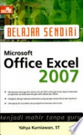 Belajar sendiri microsoft office excel 2007