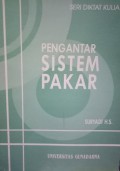 Pengantar sistem pakar : seri diktat kuliah